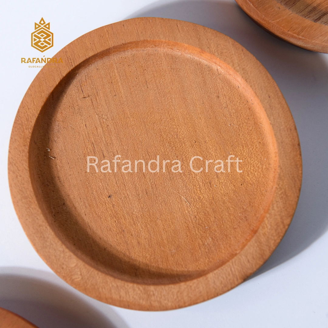 Rafandra Mahogany Wood Coaster (MK-CS2)