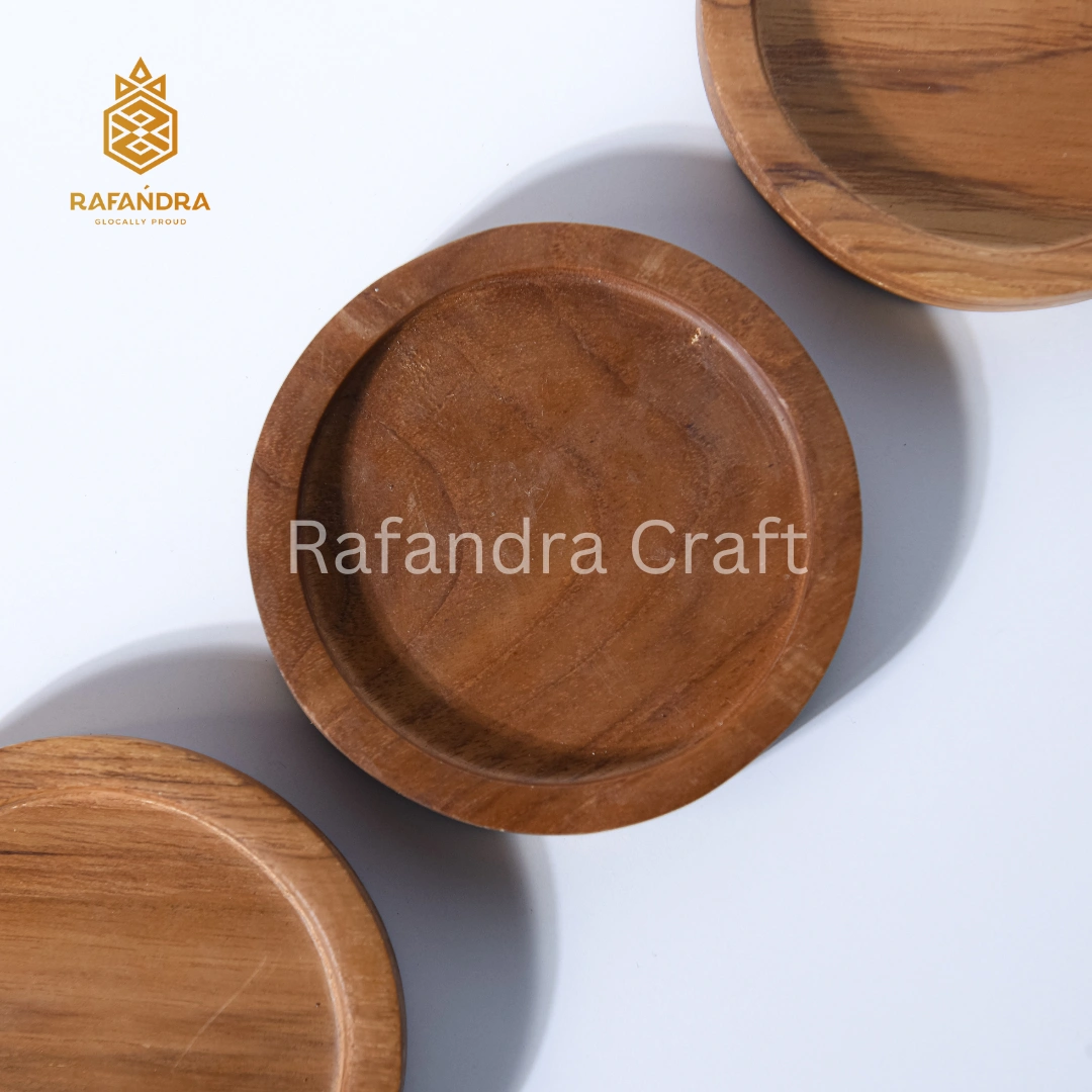 Rafandra Teak Wood Coaster (MK-CS1)