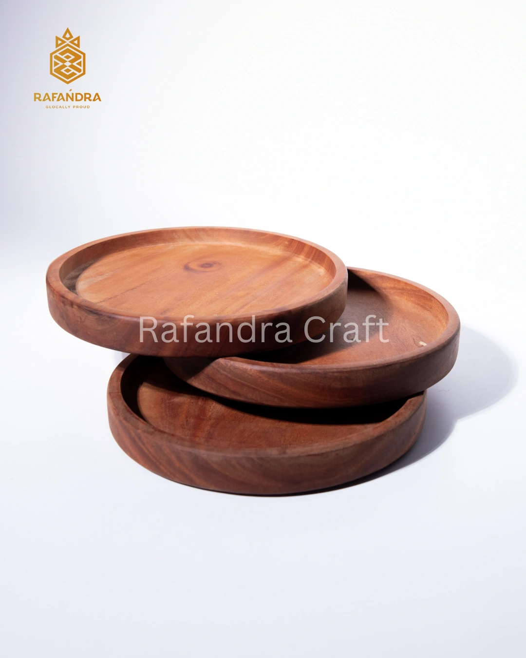 Rafandra Mahogany Upright Plate 20 cm (MK-PR5)