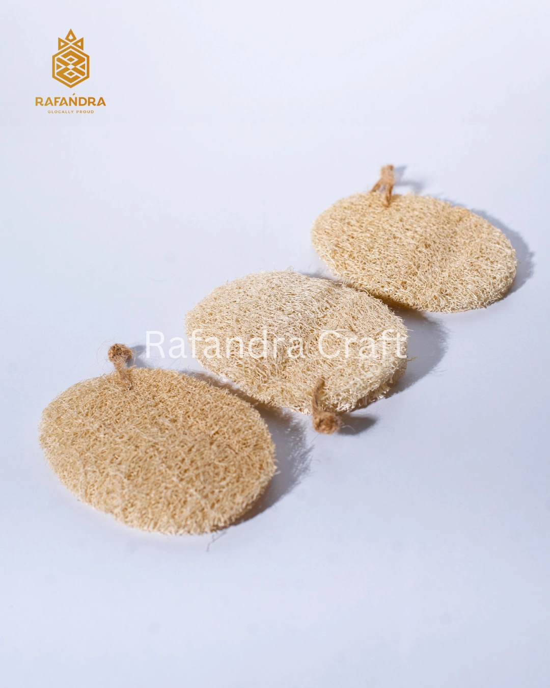 Rafandra Medium Loofah Pad Blustru (PM-LF8)