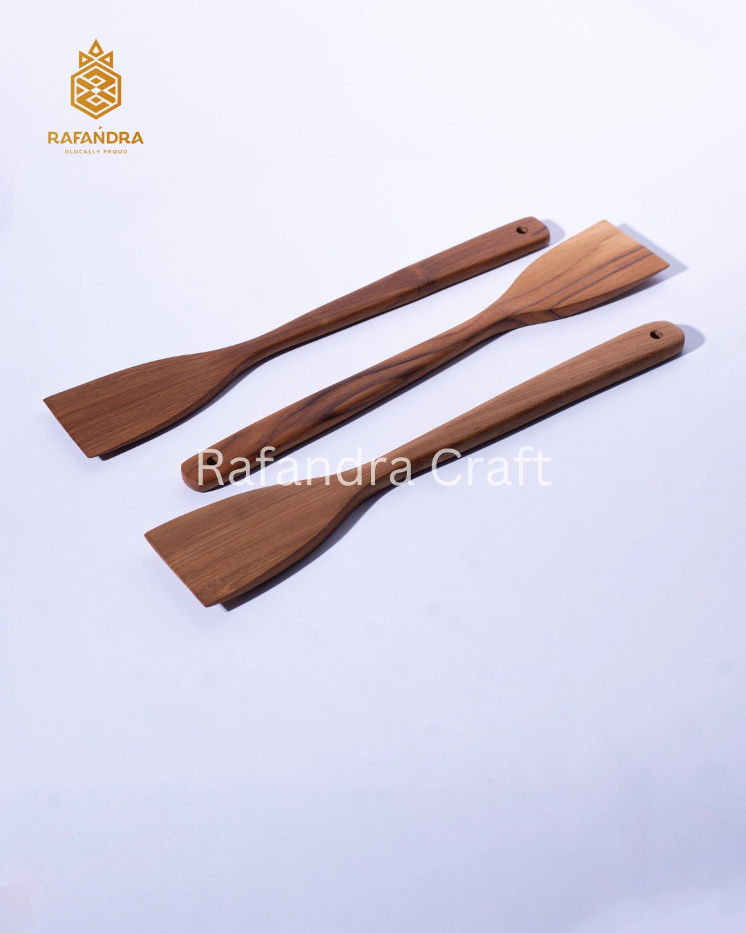 Rafandra Long Teak Wooden Spatula (MS-ST2)