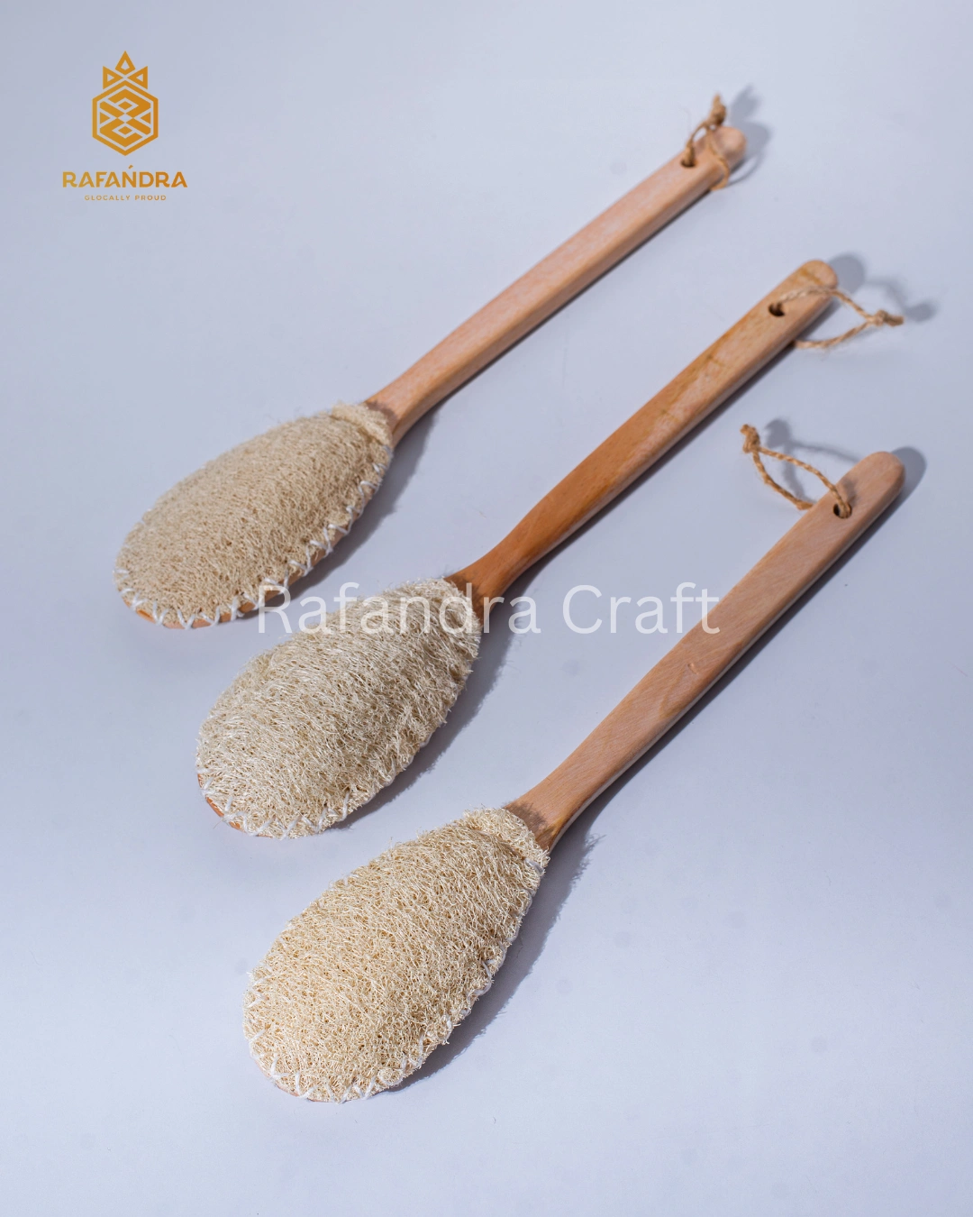 Rafandra Short Loofah Back Brush (PM-LF1)