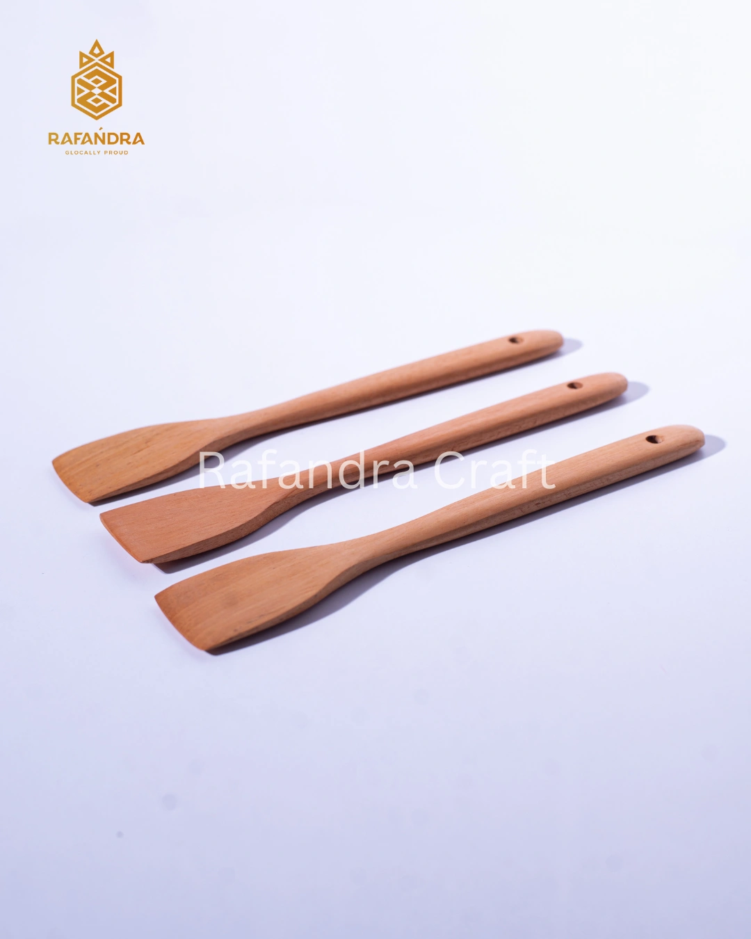 Rafandra Mini Mahogany Wooden Spatula (MS-ST3)