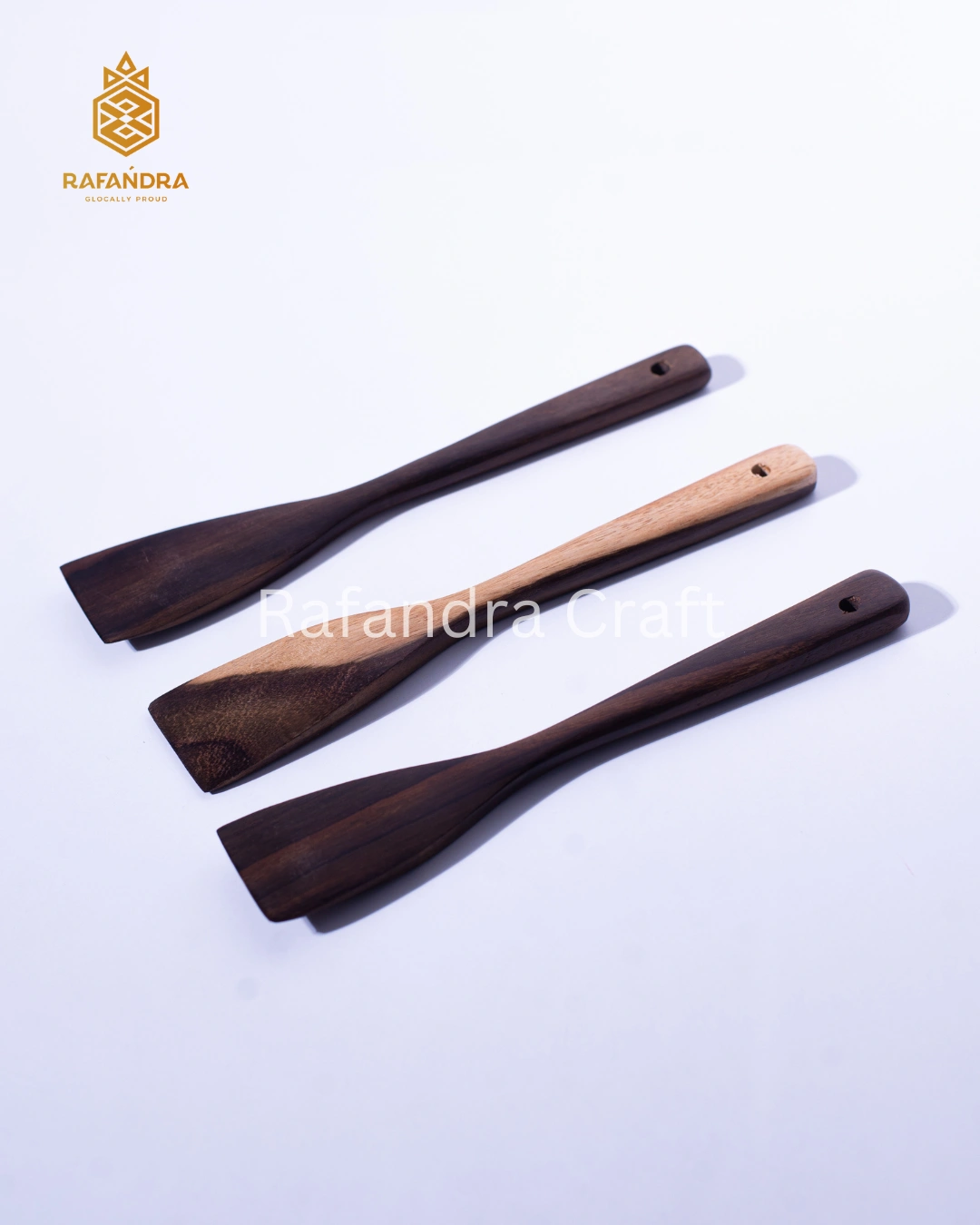 Rafandra Mini Sonokeling Wooden Spatula (MS-ST4)