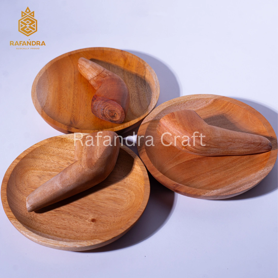 Rafandra Wooden Mortar and Pestle (MS-CB1)